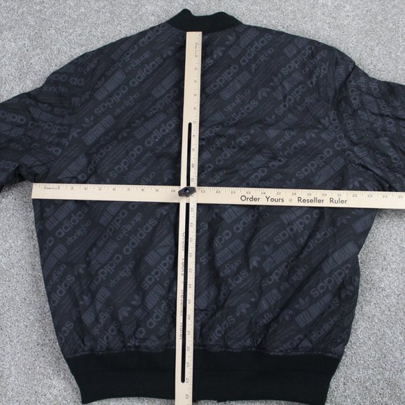 Adidas x Alexander Wang Jacket Men's M Black L/S Reversible "Packaging Paper" - Picture 4 of 13